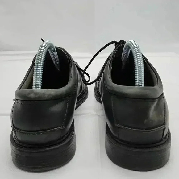 Nunn Bush Mens Black Marcell Lace Up Bike Toe Leather Oxford Dress Shoes Size 8M - Picture 7 of 13
